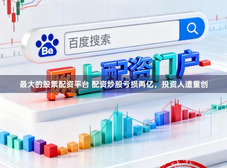 最大的股票配资平台 配资炒股亏损两亿，投资人遭重创