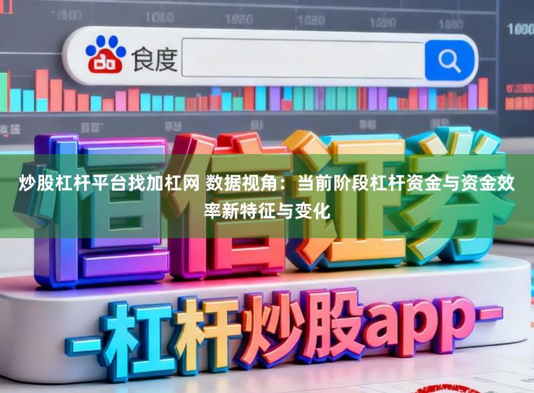 炒股杠杆平台找加杠网 数据视角：当前阶段杠杆资金与资金效率新特征与变化